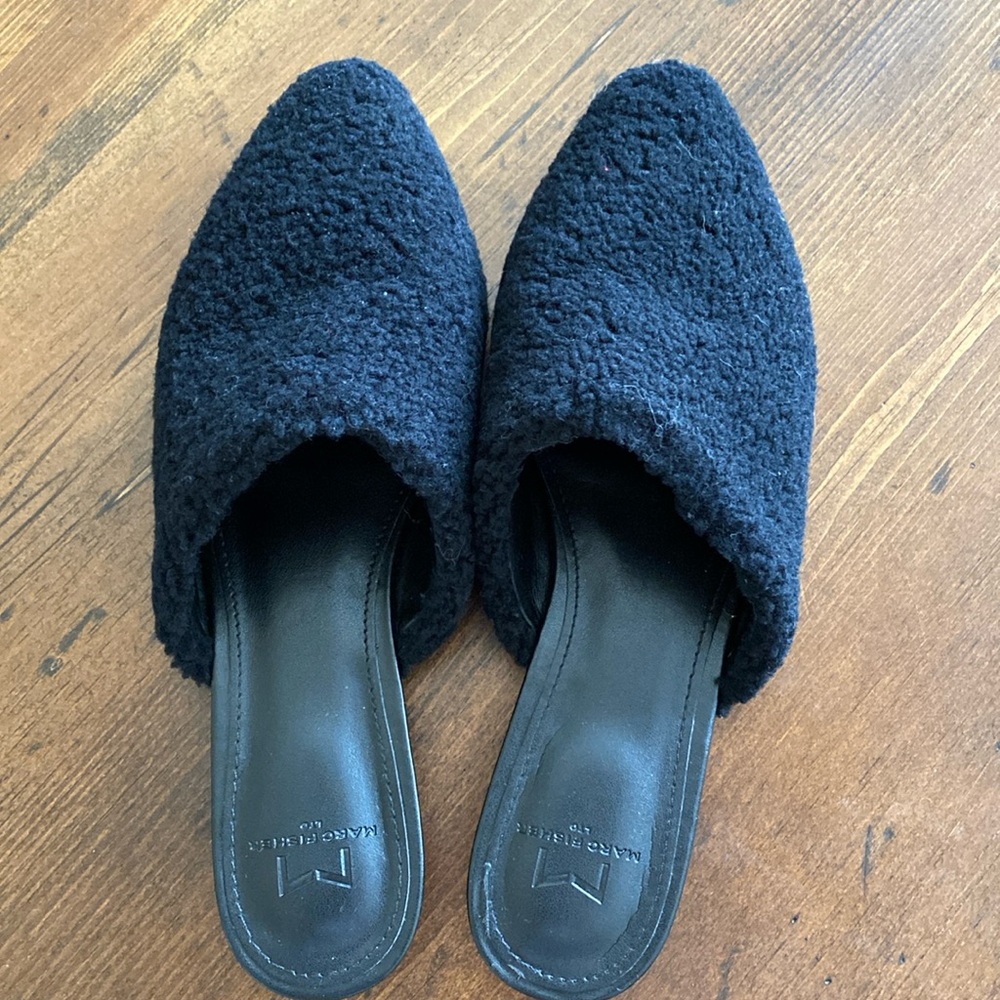 Marc Fisher Sabrina Black Mules